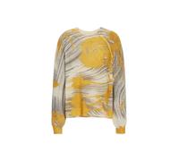Desigual Pull-over 'Arty' ocre / jaune / gris / gris fumé, Taille XS