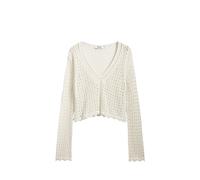 Desigual Pull-over blanc naturel, Taille L