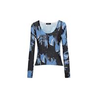 Desigual Pull-over bleu clair / bleu foncé / blanc, Taille S