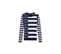 Desigual Pull-over bleu foncé / blanc, Taille S
