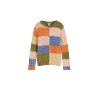 Desigual Pull-over crème / bleu-gris / olive / orange, Taille 110-116