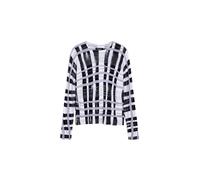 Desigual Pull-over 'Mikado' lilas / noir / blanc, Taille S
