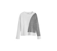 Desigual Pull-over noir / blanc, Taille M