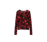 Desigual Pull-over rouge / noir, Taille XS