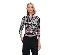 Desigual Pull Plat en Tricot Fin pour Femme Sweat-Shirt, Noir, XX-Large
