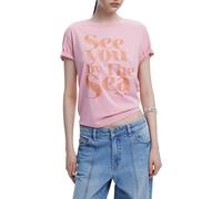 Desigual T-shirt femme Repris Rose Taille L