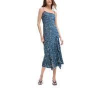 Desigual Robe à Bretelles pour Femme Bleu Taille XL