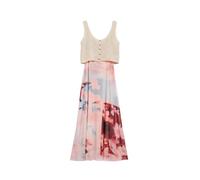 Desigual Robe beige / bleu / rouge, Taille 34