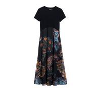 Desigual Robe bleu clair / jaune / rouge / noir, Taille 34