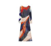 Desigual Robe bleu marine / corail / rouge / coquille d'oeuf, Taille 34