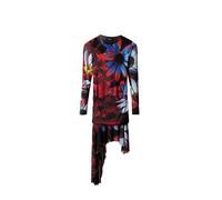 Desigual Robe bleu / moutarde / rouge / noir, Taille 36