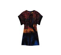 Desigual Robe bleu / orange / rouge / noir, Taille 40