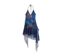 Desigual Robe bleu / rose, Taille 38