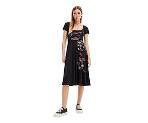 Desigual Robe Broadway Road pour Femme, Noir, Taille S