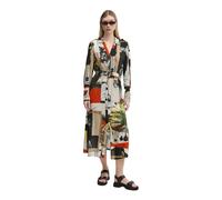 Desigual - Robe Chemise Collage Lacroi - Femme - Robes - Multicolore - Taille: 38 FR