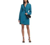 Desigual Robe Chemise Courte pour Femme, Bleu, Taille XL