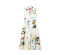 Desigual Robe-chemise mélange de couleurs / blanc, Taille 42