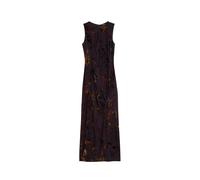 Desigual Robe cognac / violet chiné, Taille 38