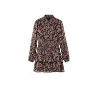 Desigual Robe tissée à Manches Longues pour Femme, Noir, Taille XS