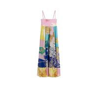 Desigual Robe d’été bleu foncé / umbra / citron vert / rose, Taille 36