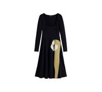 Desigual Robe écru / moutarde / noir, Taille 38