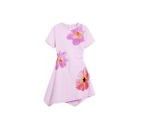 Desigual Robe jaune / lavande / violet pastel / orange, Taille 152