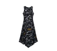 Desigual Robe jaune / noir / blanc, Taille 42