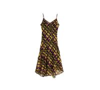 Desigual Robe kiwi / violet / noir, Taille 38