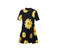 Desigual Robe 'MARGARITA-LACROIX' jaune / orange / noir, Taille 42