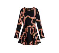 Desigual Robe mélange de couleurs / noir, Taille 134-140