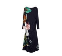 Desigual Robe mélange de couleurs / noir, Taille 38