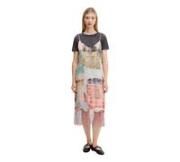 Desigual - Robe Mi-longue Collage - Femme - Robes - Multicolore - Taille: 42 FR