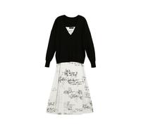 Desigual Robe noir / blanc, Taille 36