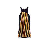 Desigual Robe orange / noir, Taille 34