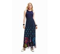 Desigual Robe pour Femme, Bleu, Taille L