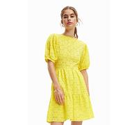 Desigual Robe pour Femme, Jaune, Taille L