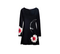 Desigual Robe rouge / noir / blanc, Taille 40