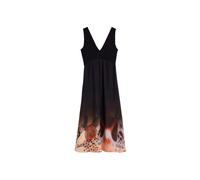 Desigual Robe sable / homard / noir / blanc, Taille 34