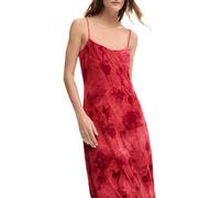Desigual Robe sans Manches de la Collection pour Femme, Rose foncé, L