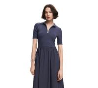 Desigual Robe tissée à Manches Courtes pour Femme, Noir, X-Small