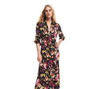 Desigual Robe tissée à Manches Longues pour Femme, Rouge, XL