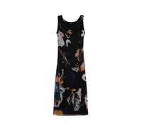 Desigual Robe violet clair / orange / noir, Taille 36