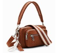 Desigual Sac à bandoulière Sac Half Logo 24 Cambridge 2.0 24SAXP19, Couleur:Marron