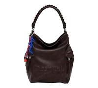 Desigual sac à dos de loisirs Arica Half Logo Backpack Big Chocolate marron foncé