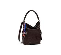 Sac a dos femmes Desigual BACKPACK HALF LOGO ARICA Marron Unique