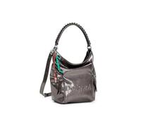 Desigual sac à dos de loisirs Arica Half Logo Backpack Big Dark Silver bronze