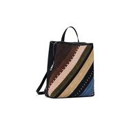 Desigual sac à dos de loisirs Quebec Whipstitch Sumy Backpack Brown multicolore
