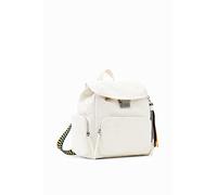 Desigual, BACK_SUMMER DANDELION HAMB 1001 Femme, Blanc, Einheitsgröße