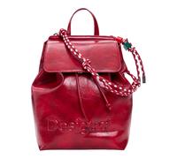 Desigual Sac à dos Half Logo Luena 30 cm logo intégré multi-compartiments rouge