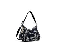 Desigual Newspaper Arica Sac à bandoulière 30 cm noir